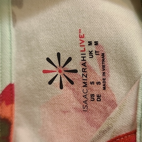 ISAACMIRAHI LIVE polo style button neck top - Picture 7 of 8